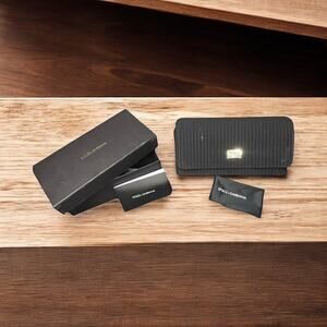 Dolce & Gabbana Soft Eyeglass Case Set w/ Box, Booklet & Cleaning Cloth | Unused